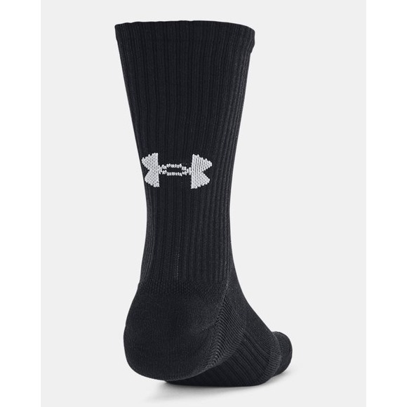 Under Armour Other - Under Armour Training Cotton Unisex Socks Black Crew Athletic Performance Sock
